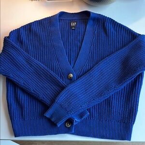 GAP | Size XS Cobalt Blue Knit Cardigan